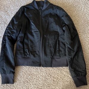 lululemon athletica Black Bomber Jacket